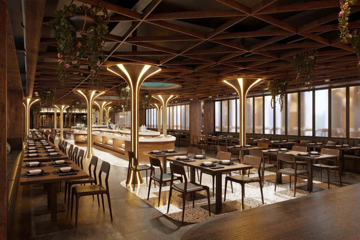 Nhà hàng sang trọng trên du thuyền Dolphin Nhà hàng sang trọng trên du thuyền Dolphin